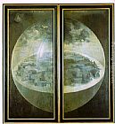 Famous Triptych Paintings - Garden of Earthly Delights, outer wings of the triptych